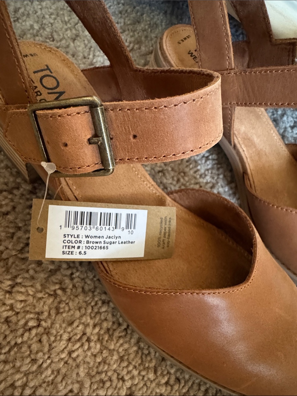 TOMS Jaclyn block heel Mary Jane - Picture 11 of 12